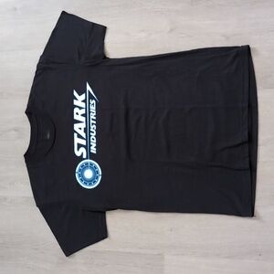 Marvel Ironman Stark Industries Black T-shirt / Size Small